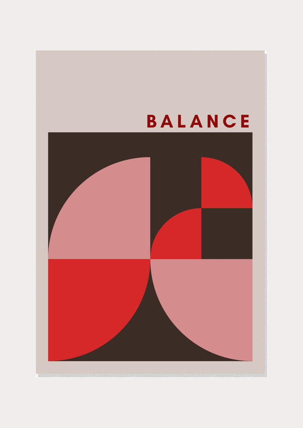 Balance Poster  - Wall Art Print