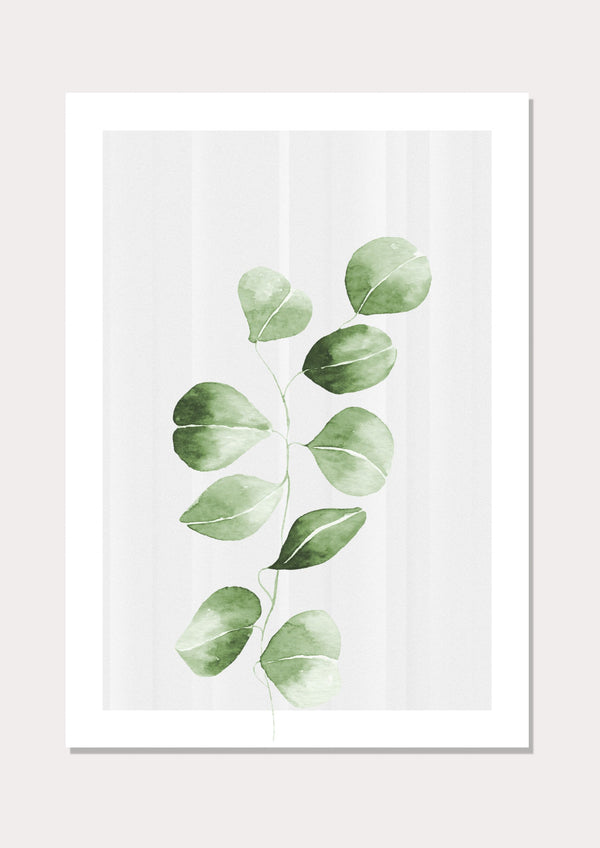 Leaf Watercolour - Wall Art Print