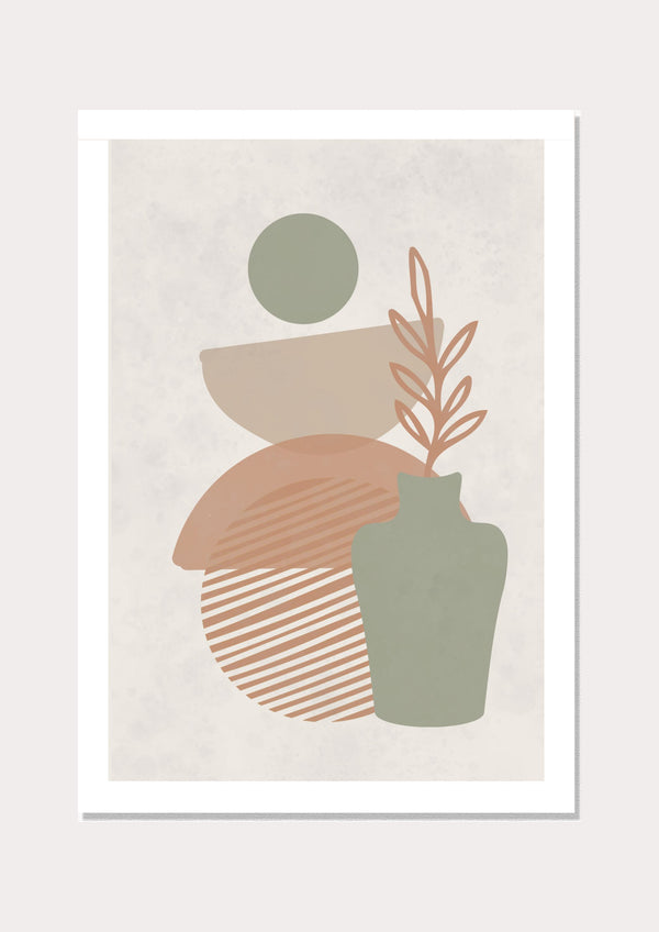 Silhouette Vase - Wall Art Print