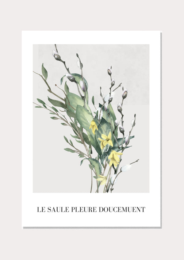 Le saule pleure doucemuent - Wall Art Print