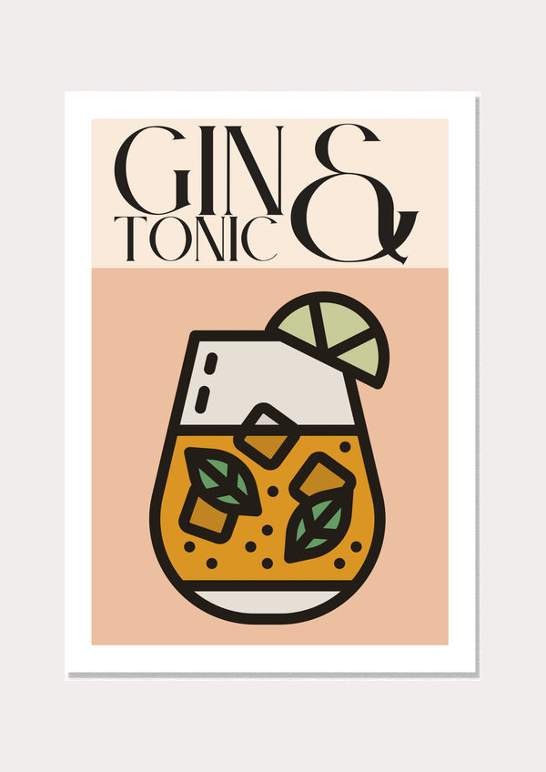 Gin & Tonic - Wall Art Print