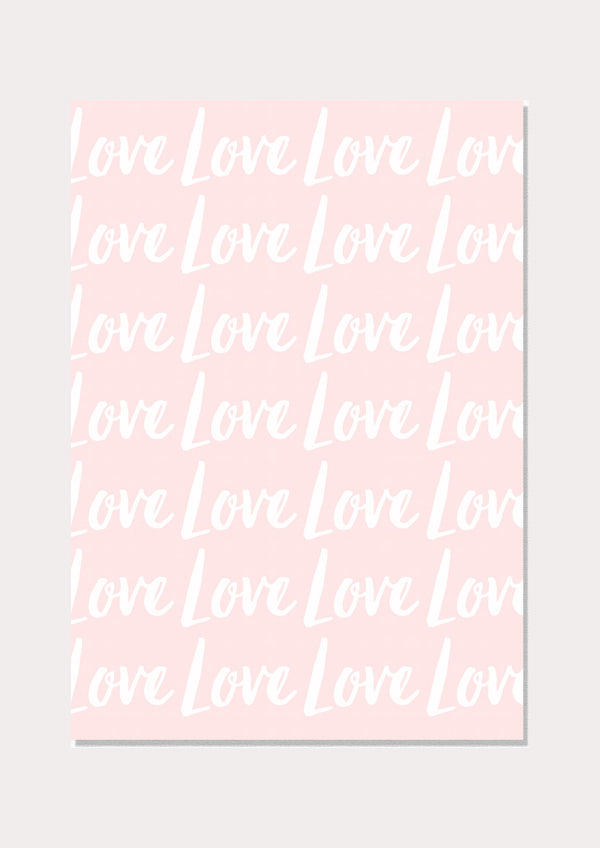 Love Repeat - Wall Art Print