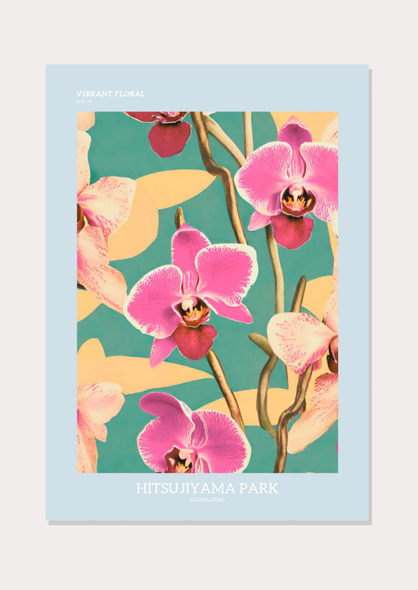Vibrant Floral Print 29 - Wall Art Print